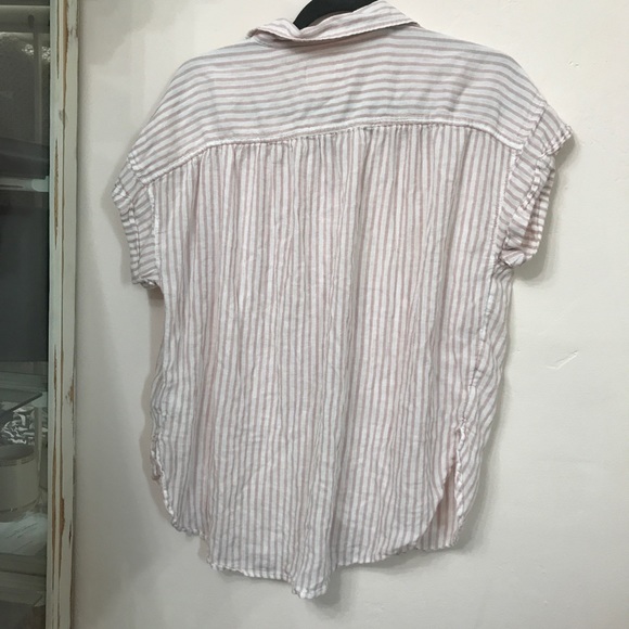 American Eagle Striped Button Up - Picture 5 of 6